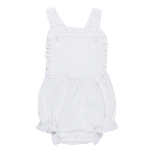 Blank Girl's Ruffled Vintage Style Sunsuit